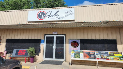 Picture of the front of the Azle Cafe
